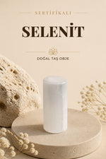 SERTİFİKALI Selenit Doğal Taş Obje ODT075