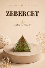 Sertifikalı Zebercet Doğal Taş Piramit No:1 P001