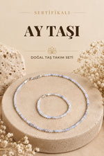 Sertifikalı Ay Taşı Doğal Taş Takım Seti