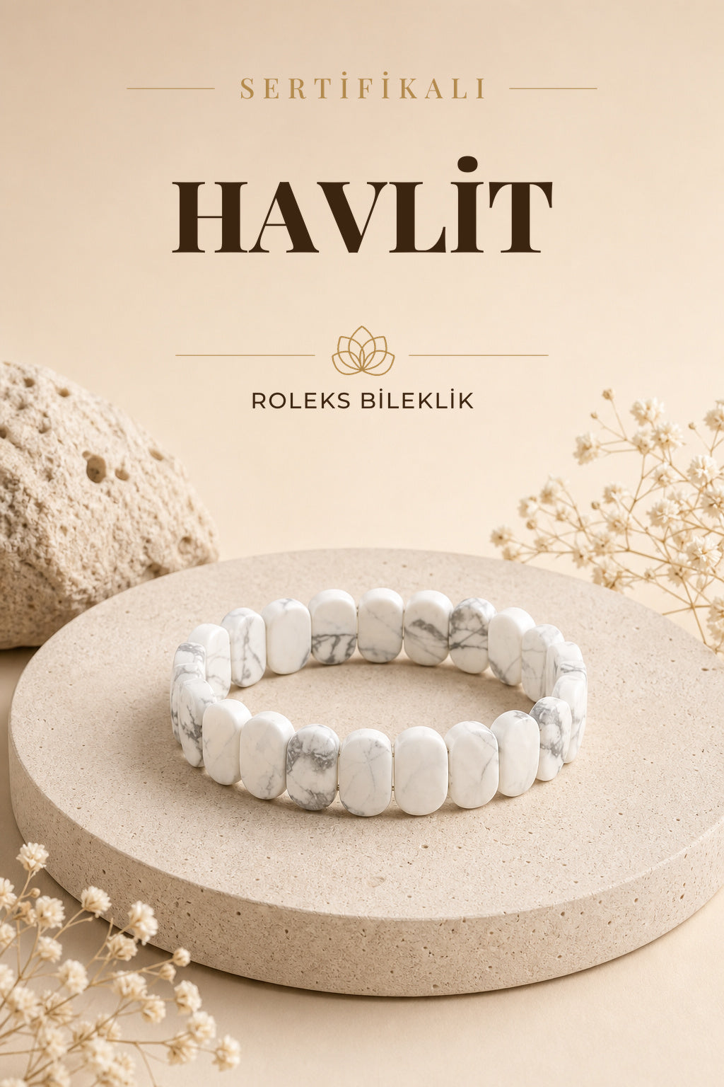 Sertifikalı Havlit Roleks Bileklik B724