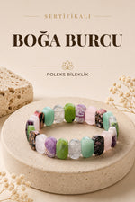 Sertifikalı Boğa Burcu Roleks Bileklik B086