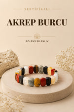 Sertifikalı Akrep Burcu Roleks Bilekliği M027
