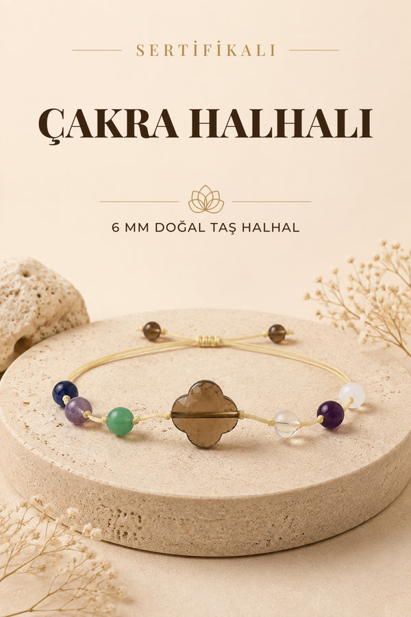 Sertifikalı Çakra Taşları Halhal 6 Mm, B928