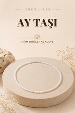 Ay Taşı Kolye 4 Mm