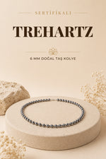 Sertifikalı Trehartz Doğaltaş Kolye 6 Mm, M595