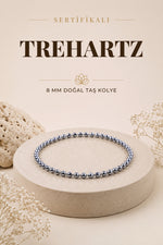 Sertifikalı Trehartz Doğaltaş Kolye 8 Mm, M549