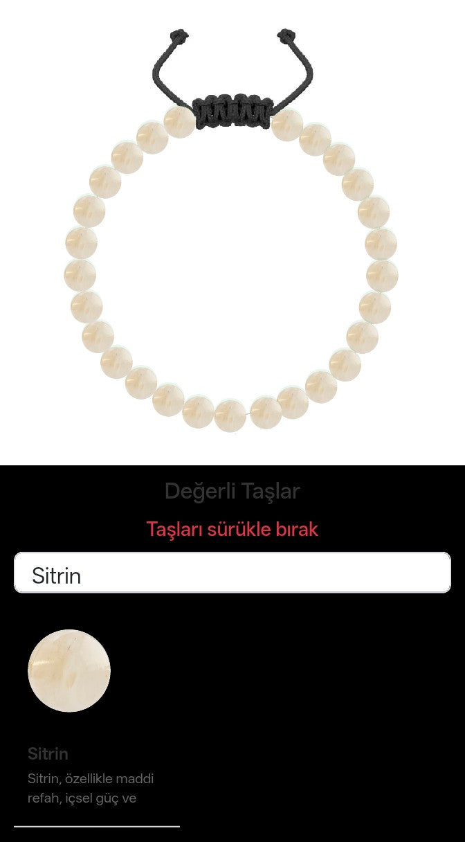 Özel Tasarım Merdiven Kapama Bileklik - 27 Taş - Özel Tasarım Görseli