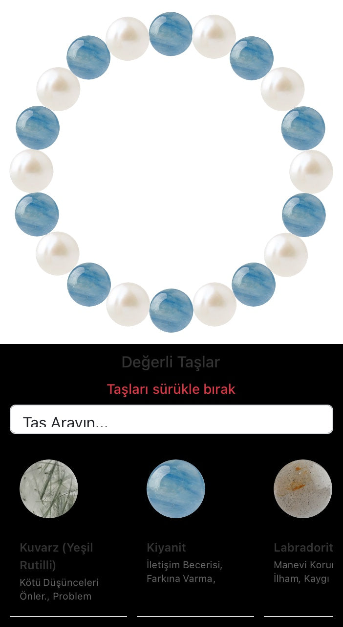 Özel Tasarım Elastik Misineli - 20 Taş - Özel Tasarım Görseli